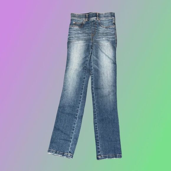 Spanx Skinny Fit High Rise Denim Jeans Size XS 24x27 - Picture 1 of 6